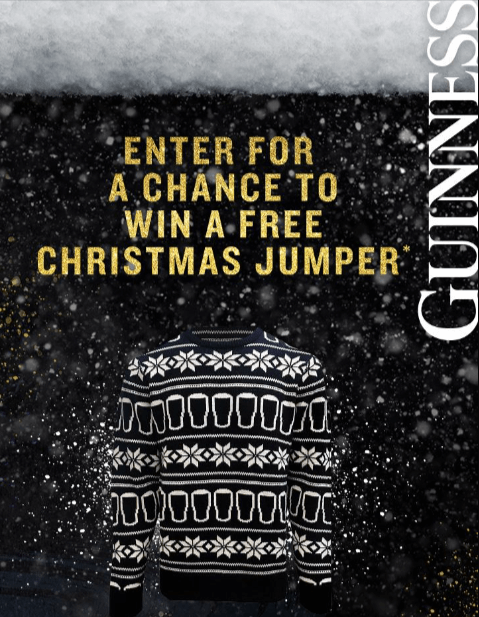 Win 1 of 1,000 Guinness Christmas Jumpers with Guinness