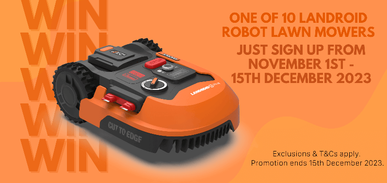 Win a Landroid Robot Lawn Mower with Worx
