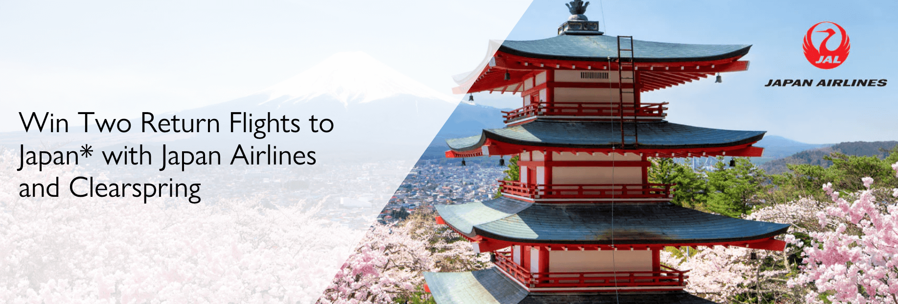 Win return flights to Japan with Clearspring and Japan Airlines