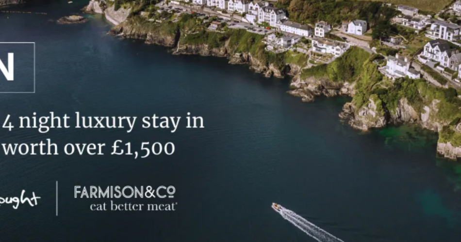 Win a 4-night luxury holiday in Cornwall with Farmison