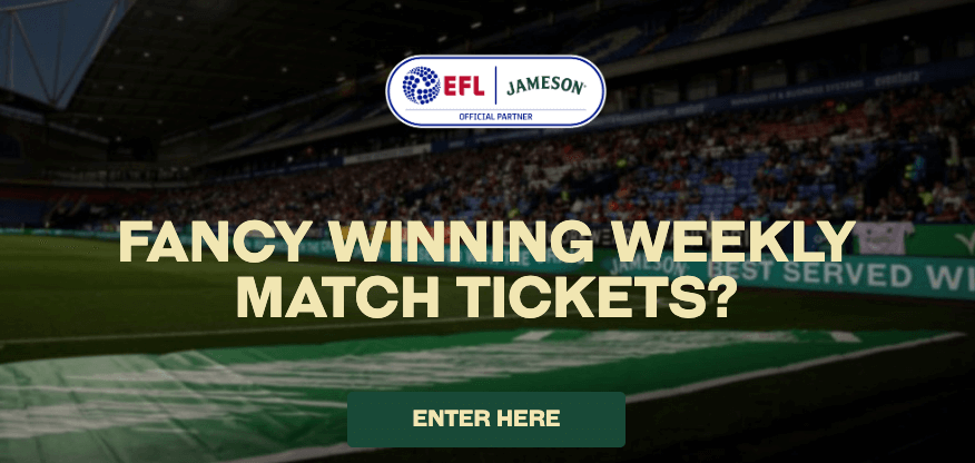 Jameson Connects Weekly EFL Ticket Competition