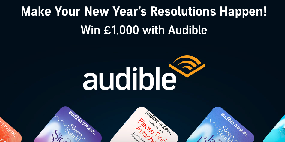 Win £1,000 cash with Audible and Magic Radio