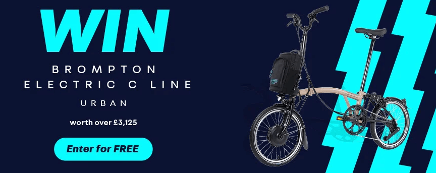 Win a Brompton Electric C Line Urban bike with Autotrader