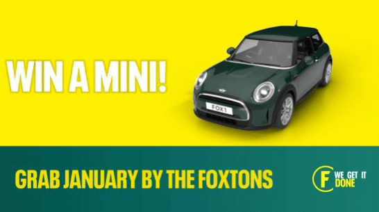 Win a MINI Cooper car with Foxtons