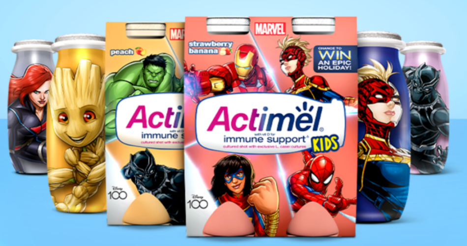 Win an epic UK Forest holiday and MARVEL prizes with Actimel