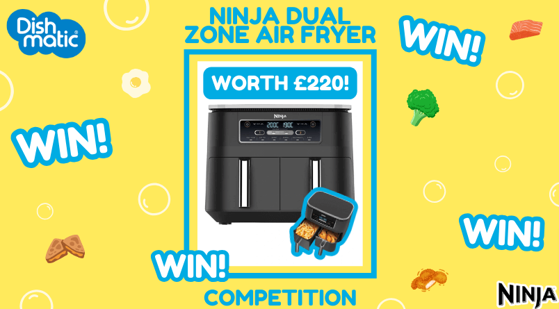 Win a Ninja Dual Zone Air Fryer with Dishmatic
