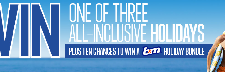 Win all-inclusive family holidays to Turkey, Menorca or Costa Blanca with Jet2holidays and B&M