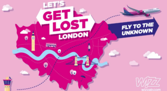 Win free return flights to Unknown destinations with Wizz Air’s Let’s Get Lost in London Competition