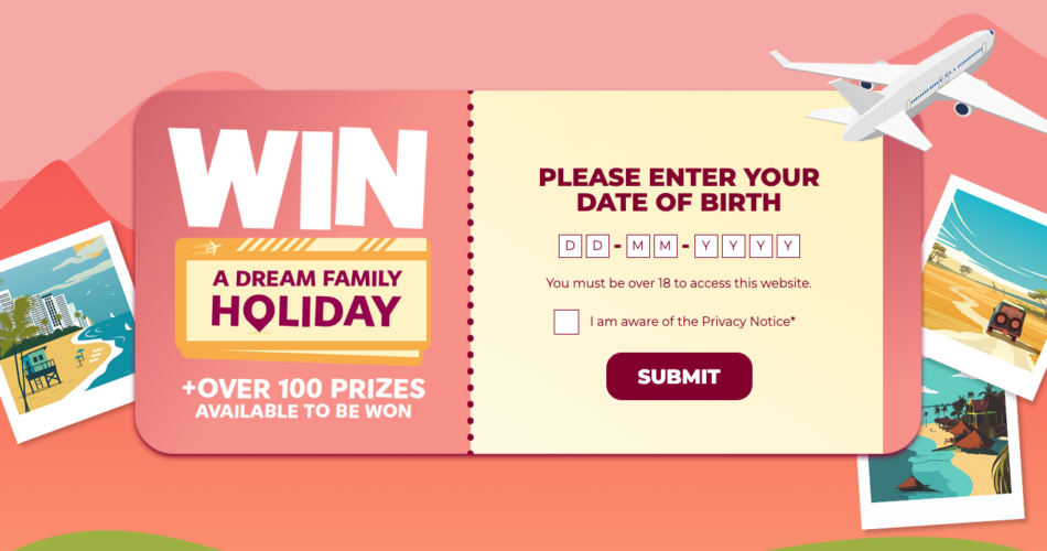 Win A Dream Family Holiday with Premier Foods