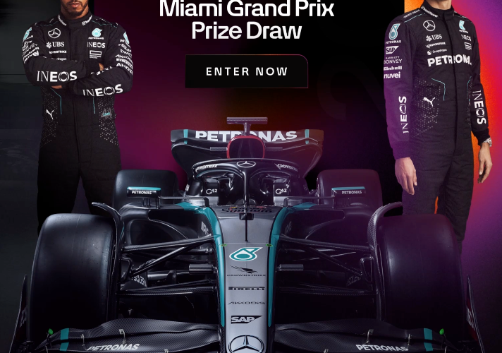Win a VIP trip to the Miami Formula 1 Grand Prix worth £30,000 with Mercedes-Benz